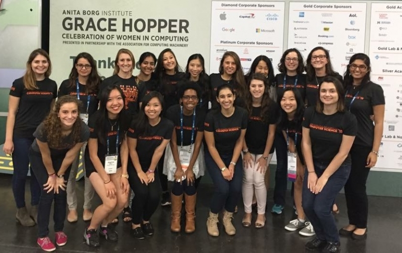 Group photo of the students at Grace Hopper